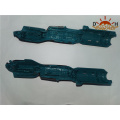 Two color plastic injection molded power tool handles